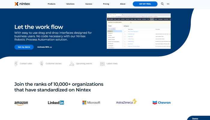 Business Process Management Tool-Nintex