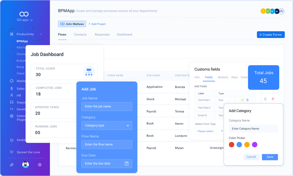 process automation leave note