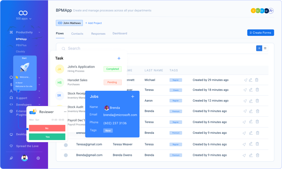 workflow automation leave note